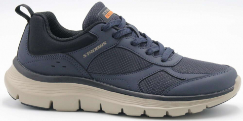 C3887-2 Син 41-1,42-2,43-2,44-2,45-1 Strobbs П/ботинки Актив.отдых Кроссовки Иск.мат, Текстиль, ЭВА,Резина В/О Муж