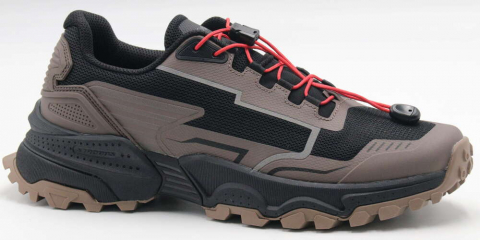 C3889-12 Коричневый/Чёрный 41-1,42-2,43-2,44-2,45-1 Strobbs П/ботинки Актив.отдых Кроссовки Иск.мат, Текстиль, ЭВА,Резина,ТПУ вставка В/О Муж