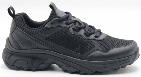 C3894-3 Чёр 41-1,42-2,43-2,44-2,45-1 Strobbs П/ботинки Актив.отдых Кроссовки Нат.кожа, Текстиль, ЭВА,Резина,ТПУ вставка В/О Муж