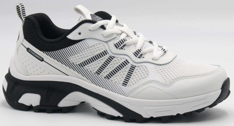 C3894-6 Бел 41-1,42-2,43-2,44-2,45-1 Strobbs П/ботинки Актив.отдых Кроссовки Нат.кожа, Текстиль, ЭВА,Резина,ТПУ вставка В/О Муж