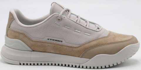 F7730-25 Бежевый/Коричневый 36-1,37-2,38-2,39-2,40-1 Strobbs П/ботинки Актив.отдых Кроссовки Нат.кожа, Текстиль, ЭВА,Резина,ТПУ вставка В/О Муж