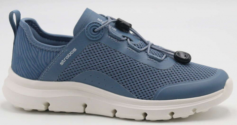 F7732-5 Син 36-1,37-2,38-2,39-2,40-1 Strobbs П/ботинки Актив.отдых Кроссовки Текстиль, Текстиль, ЭВА Лето жен