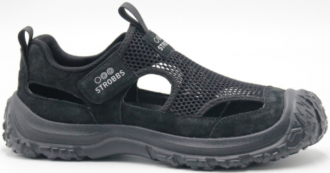 C3935-3 Чёр 41-1,42-2,43-2,44-2,45-1 Strobbs П/ботинки Актив.отдых Сандалеты Иск.мат, Текстиль, ЭВА Лето Муж