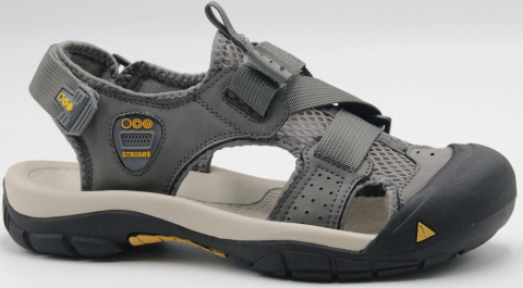 C3898-1 Сер 41-1,42-2,43-2,44-2,45-1 Strobbs Туфли Актив.отдых Сандалеты Иск.мат, Текстиль, ЭВА,Резина Лето Муж