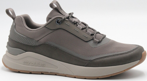 C3899-10 Бежевый/Зелёный 41-1,42-2,43-2,44-2,45-1 Strobbs П/ботинки Актив.отдых Кроссовки Иск.мат, Текстиль, ЭВА,Резина,ТПУ вставка В/О Муж