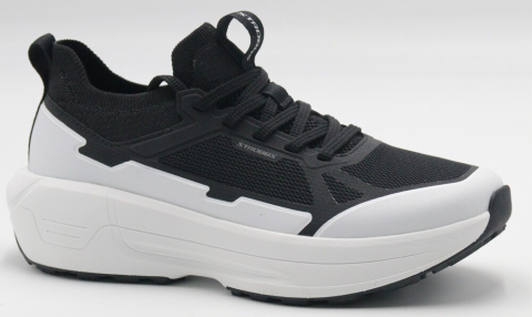 F7736-3 Чёр 36-1,37-2,38-2,39-2,40-1 Strobbs П/ботинки Актив.отдых Кроссовки Текстиль, Текстиль, ЭВА,Резина Лето жен