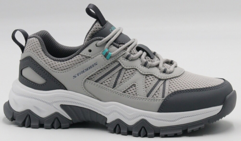 F7741-4 Бежевый/Серый 36-1,37-2,38-2,39-2,40-1 Strobbs П/ботинки Актив.отдых Кроссовки Иск.мат, Текстиль, ЭВА,Резина В/О Муж