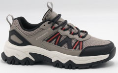 F7741-25 Бежевый/Чёрный 36-1,37-2,38-2,39-2,40-1 Strobbs П/ботинки Актив.отдых Кроссовки Иск.мат, Текстиль, ЭВА,Резина В/О Муж