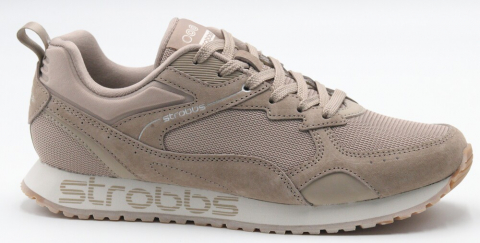 F7745-25 Беж 36-1,37-2,38-2,39-2,40-1 Strobbs П/ботинки Актив.отдых Кроссовки Нат.кожа, Текстиль, ЭВА,Резина В/О жен