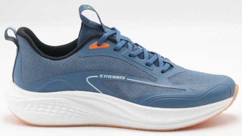 C3908-2 Син 41-1,42-2,43-2,44-2,45-1 Strobbs П/ботинки Актив.отдых Кроссовки Текстиль, Текстиль, ЭВА,Резина В/О Муж