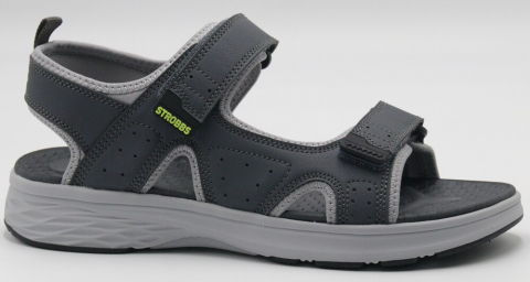 C3916-1 Сер 41-1,42-2,43-2,44-2,45-1 Strobbs Туфли Повсед Сандалии Иск.мат, Текстиль, ЭВА,ТПР Лето Муж