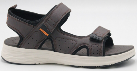 C3916-17 Кор 41-1,42-2,43-2,44-2,45-1 Strobbs Туфли Повсед Сандалии Иск.мат, Текстиль, ЭВА,ТПР Лето Муж