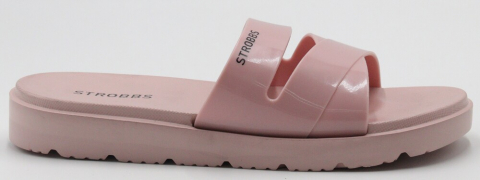 F7750-12 Роз 36-1,37-2,38-2,39-2,40-1 Strobbs Туфли Пляж Шлепанцы/Пантолеты ПВХ, Без подклада, ЭВА Лето жен