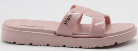 F7751-12 Роз 36-1,37-2,38-2,39-2,40-1 Strobbs Туфли Пляж Шлепанцы/Пантолеты ПВХ, Без подклада, ЭВА Лето жен