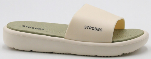 F7753-16 Беж 36-1,37-2,38-2,39-2,40-1 Strobbs Туфли Пляж Шлепанцы/Пантолеты ПВХ, Без подклада, ЭВА Лето жен