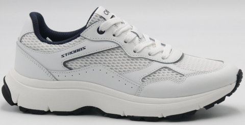 F7756-6 Бел 36-1,37-2,38-2,39-2,40-1 Strobbs П/ботинки Актив.отдых Дерби Текстиль, Текстиль, ЭВА,Резина В/О жен