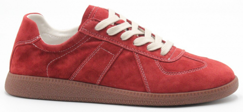 F7783-11 Крас 36-1,37-2,38-2,39-2,40-1 Strobbs П/ботинки Актив.отдых Кроссовки Нат.кожа, Текстиль, Резина В/О жен