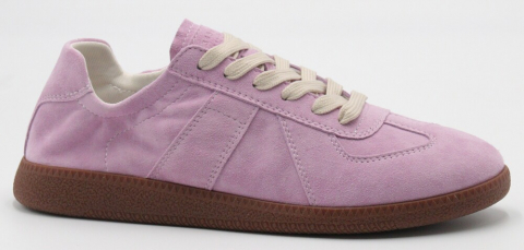 F7783-12 Роз 36-1,37-2,38-2,39-2,40-1 Strobbs П/ботинки Актив.отдых Кроссовки Нат.кожа, Текстиль, Резина В/О жен