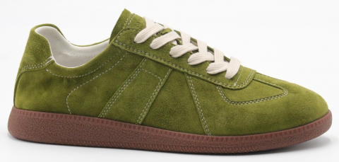 F7783-14 зелёный 36-1,37-2,38-2,39-2,40-1 Strobbs П/ботинки Актив.отдых Кроссовки Нат.кожа, Текстиль, Резина В/О жен