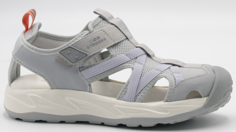 F7789-4 светло-серый 36-1,37-2,38-2,39-2,40-1 Strobbs П/ботинки Актив.отдых Сандалеты Иск.мат, Текстиль, ПУ Лето жен