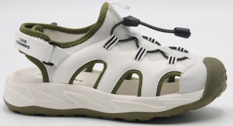 F7790-6 Бел 36-1,37-2,38-2,39-2,40-1 Strobbs Туфли Актив.отдых Сандалеты Иск.мат, Текстиль, ПУ Лето жен