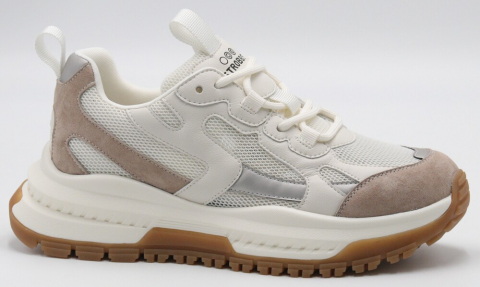 F7793-16 Беж 36-1,37-2,38-2,39-2,40-1 Strobbs П/ботинки Актив.отдых Кроссовки Нат.кожа, Текстиль, ПУ В/О жен