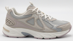 F7799-4 серый/бежевый 36-1,37-2,38-2,39-2,40-1 Strobbs П/ботинки Актив.отдых Кроссовки Иск.мат, Текстиль, ЭВА,Резина,ТПУ вставка В/О жен