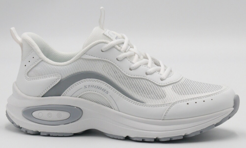 F7803-6 Бел 36-1,37-2,38-2,39-2,40-1 Strobbs П/ботинки Актив.отдых Кроссовки Иск.мат, Текстиль, ЭВА,Резина,ТПУ вставка В/О жен