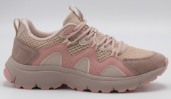 F7804-11 бежевый/розовый 36-1,37-2,38-2,39-2,40-1 Strobbs П/ботинки Актив.отдых Кроссовки Иск.мат, Текстиль, ЭВА,Резина В/О жен