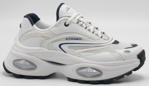 F7806-6 Бел 36-1,37-2,38-2,39-2,40-1 Strobbs П/ботинки Повсед Кроссовки Текстиль, Текстиль, ЭВА,ТПР,ТПУ вставка В/О жен