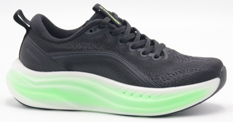 F7807-3 Чёр 36-1,37-2,38-2,39-2,40-1 Strobbs П/ботинки Актив.отдых Кроссовки Текстиль, Текстиль, ЭВА,ТПР Лето жен