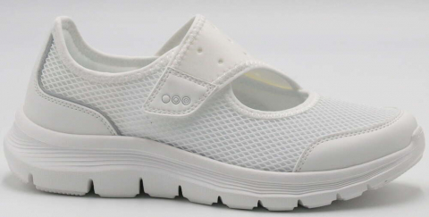 F7769-6 Бел 36-1,37-2,38-2,39-2,40-1 Strobbs Туфли Актив.отдых Mary Jane Текстиль, Текстиль, ЭВА,Резина Лето жен