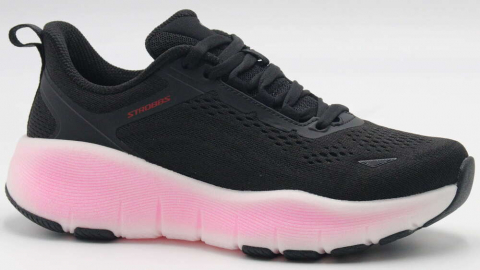 F7771-3 Чёр 36-1,37-2,38-2,39-2,40-1 Strobbs П/ботинки Актив.отдых Кроссовки Текстиль, Текстиль, ЭВА,Резина Лето жен