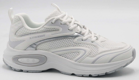 F7777-6 Бел 36-1,37-2,38-2,39-2,40-1 Strobbs П/ботинки Актив.отдых Кроссовки Иск.мат, Текстиль, ЭВА,Резина В/О жен