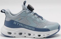 N1795-5 серо-голубой 31-1,32-1,33-2,34-2,35-2 Strobbs П/ботинки Актив.отдых Кроссовки Иск.мат, Текстиль, ЭВА,ТПР В/О Муж