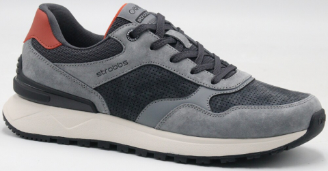 C3847-1 Сер 41-1,42-2,43-2,44-2,45-1 Strobbs П/ботинки Актив.отдых Кроссовки Нат.кожа, Текстиль, ЭВА,Резина,ТПУ вставка В/О Муж