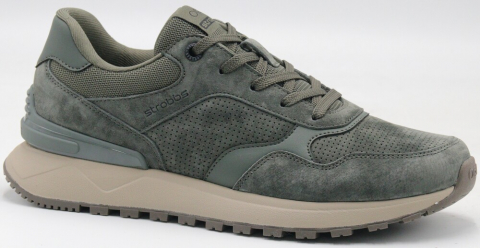 C3847-19 хаки 41-1,42-2,43-2,44-2,45-1 Strobbs П/ботинки Актив.отдых Кроссовки Нат.кожа, Текстиль, ЭВА,Резина,ТПУ вставка В/О Муж