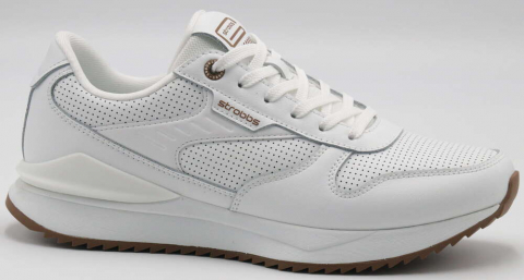 C3854-6 Бел 41-1,42-2,43-2,44-2,45-1 Strobbs П/ботинки Актив.отдых Кроссовки Нат.кожа, Текстиль, ЭВА,Резина,ТПУ вставка В/О Муж