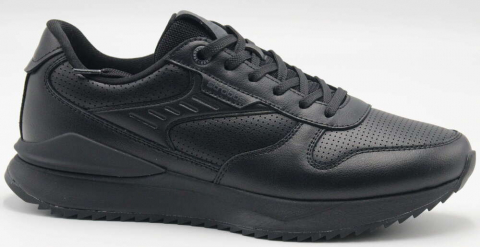 C3854-3 Чёр 41-1,42-2,43-2,44-2,45-1 Strobbs П/ботинки Актив.отдых Кроссовки Нат.кожа, Текстиль, ЭВА,Резина,ТПУ вставка В/О Муж