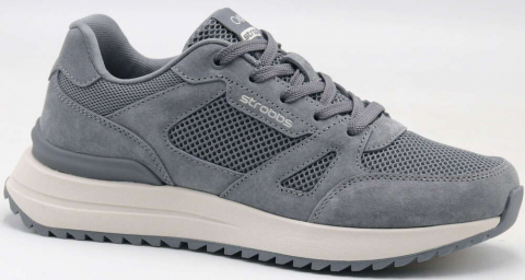 F7700-10 Сер 36-1,37-2,38-2,39-2,40-1 Strobbs П/ботинки Актив.отдых Кроссовки Нат.кожа, Текстиль, ЭВА,Резина,ТПУ вставка В/О Муж