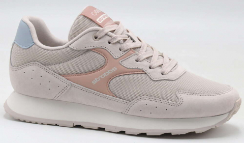 F7703-9 Беж 36-1,37-2,38-2,39-2,40-1 Strobbs П/ботинки Актив.отдых Кроссовки Нат.кожа, Текстиль, ЭВА,Резина В/О жен