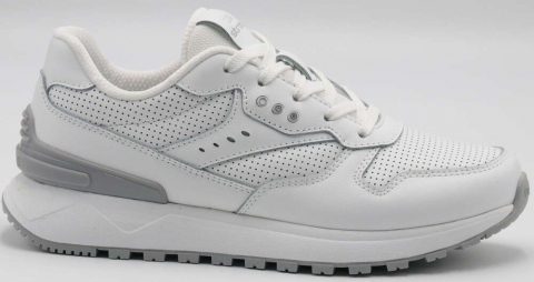 F7706-6 Бел 36-1,37-2,38-2,39-2,40-1 Strobbs П/ботинки Актив.отдых Кроссовки Нат.кожа, Текстиль, ЭВА,Резина,ТПУ вставка В/О жен