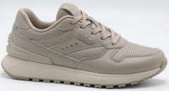 F7706-25 Беж 36-1,37-2,38-2,39-2,40-1 Strobbs П/ботинки Актив.отдых Кроссовки Нат.кожа, Текстиль, ЭВА,Резина,ТПУ вставка В/О жен