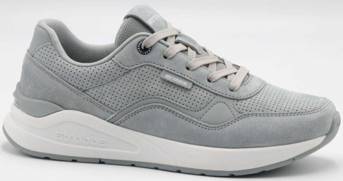 F7707-10 Сер 36-1,37-2,38-2,39-2,40-1 Strobbs П/ботинки Актив.отдых Кроссовки Нат.кожа, Текстиль, ЭВА,Резина,ТПУ вставка В/О жен