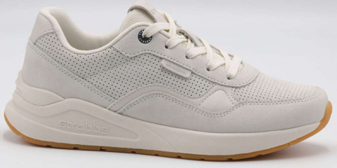 F7707-16 Беж 36-1,37-2,38-2,39-2,40-1 Strobbs П/ботинки Актив.отдых Кроссовки Нат.кожа, Текстиль, ЭВА,Резина,ТПУ вставка В/О жен