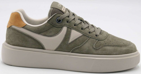 F7708-19 хаки 36-1,37-2,38-2,39-2,40-1 Strobbs П/ботинки Актив.отдых Кроссовки Нат.кожа, Текстиль, ЭВА В/О жен