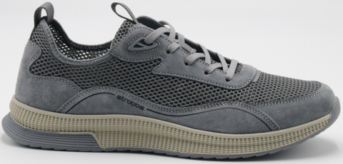 C3859-1 Сер 41-1,42-2,43-2,44-2,45-1 Strobbs П/ботинки Актив.отдых Кроссовки Нат.кожа, Без подклада, Резина Лето Муж