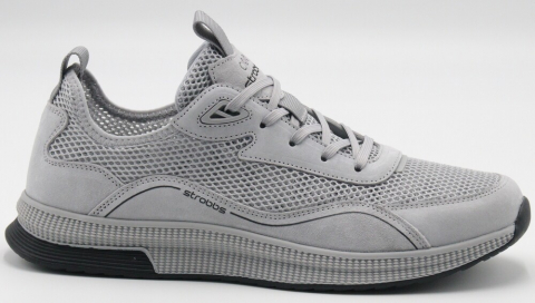 C3859-4 Сер 41-1,42-2,43-2,44-2,45-1 Strobbs П/ботинки Актив.отдых Кроссовки Нат.кожа, Без подклада, Резина Лето Муж