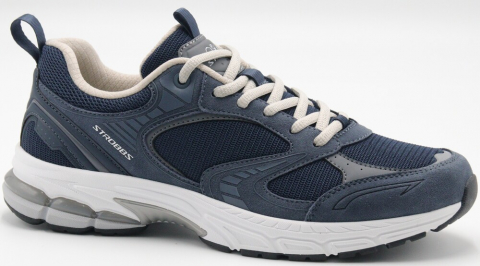 C3861-2 Син 41-1,42-2,43-2,44-2,45-1 Strobbs П/ботинки Актив.отдых Кроссовки Нат.кожа, Текстиль, ЭВА,ТПР,ТПУ вставка В/О Муж