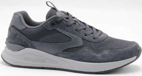 C3863-1 Сер 41-1,42-2,43-2,44-2,45-1 Strobbs П/ботинки Актив.отдых Кроссовки Нат.кожа, Текстиль, ЭВА,Резина,ТПУ вставка В/О Муж